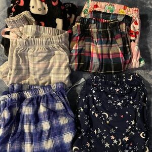 Women's Cozy Pajama Shorts Set - Multicolor